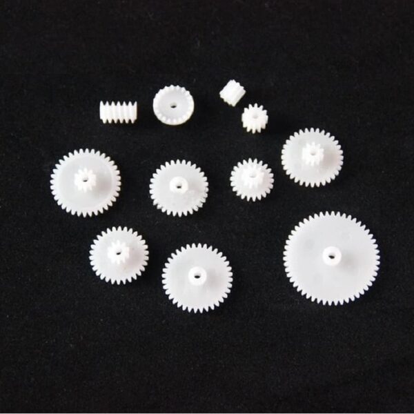 Plastic Shaft Crown Differential Gears DIY assorted kit – 11 kinds Sharvielectronics