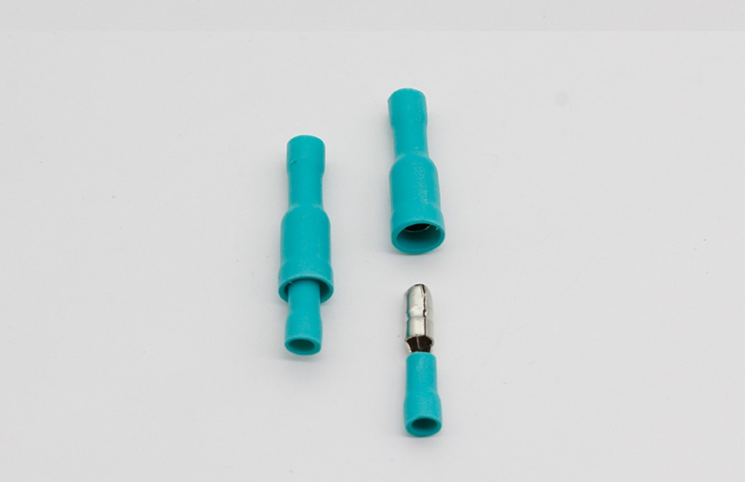 Insulated Wire Crimp Terminal Male-Female Connector Pair -Green Colour