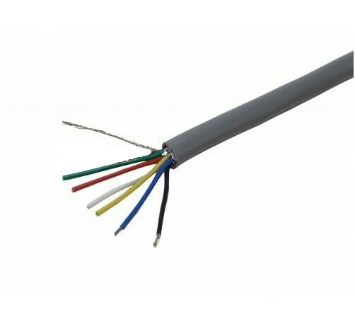 6 Core Shielded Cable - 1 Meter