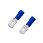 MDD2-250 - 6.3mm Insulated Crimping Terminal Male Connector - Blue