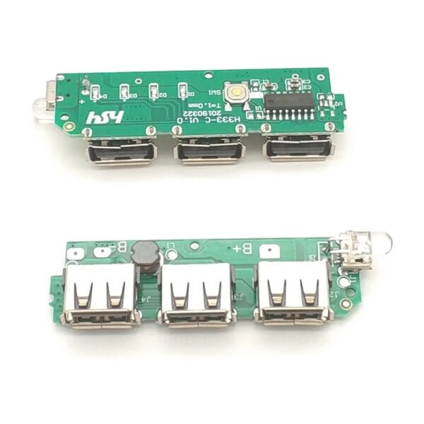 3 USB 5V 1A Power Bank Charging Module Sharvielectronics