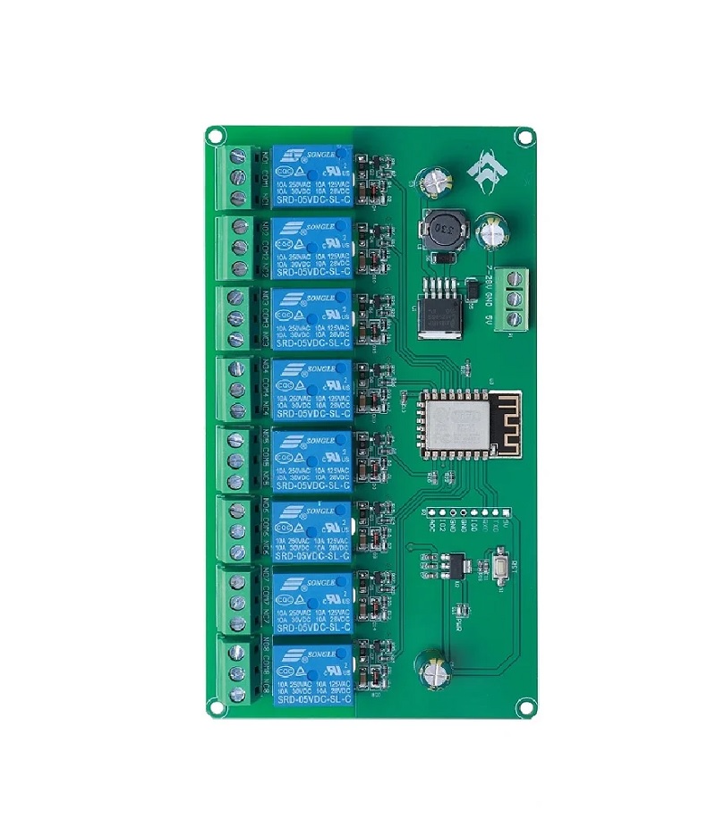 Sharvielectronics: Best Online Electronic Products Bangalore | 5V7 28V ESP8266 WIFI 8 Channel Relay Module ESP 12F Development Board Power Supply Wireless WIFI Module Sharvielectronics | Electronic store in Karnataka