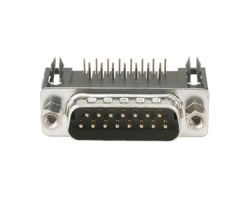 DB15 Male PCB Mount Right Angle Connector