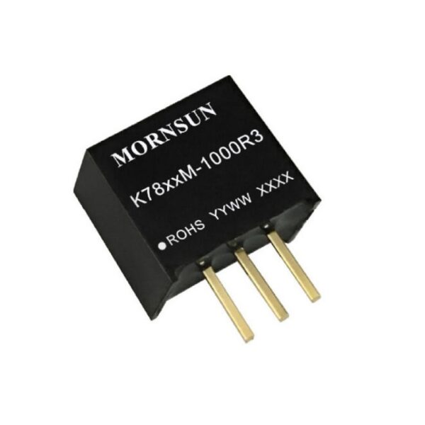 K7803M-1000R3 Mornsun 3.3V Output DC-DC Converter 1W Power Supply Module - 3-SIP Package