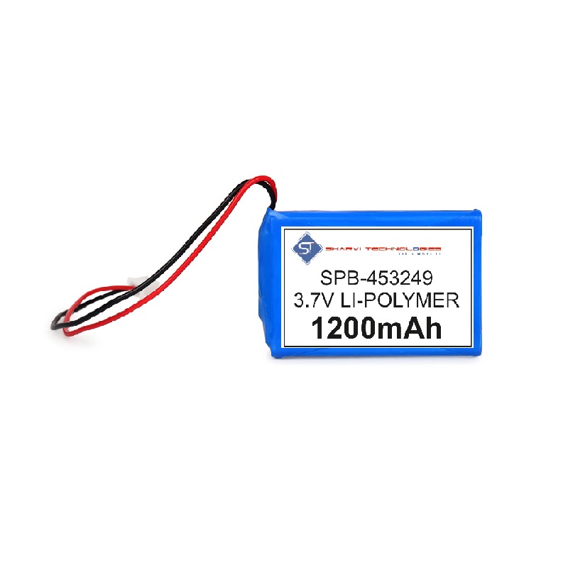 Lipo Rechargeable Battery 3.7V 1200mAH with JST connector