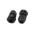 PG7 Gland - Waterproof IP68 Nylon Plastic Cable Gland Connector - Black