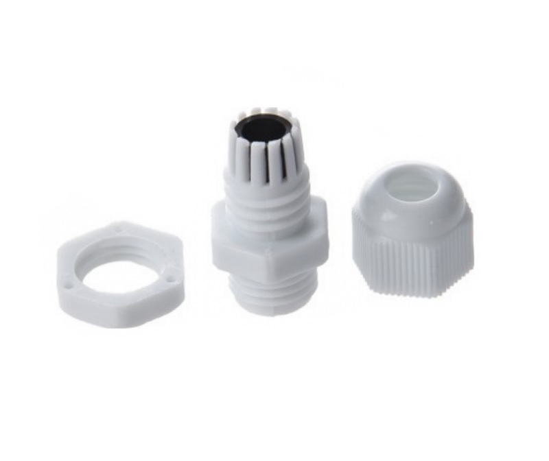 Sharvielectronics: Best Online Electronic Products Bangalore | PG9 Gland Waterproof IP68 Nylon Plastic Cable Gland Connector White Sharvielectronics | Electronic store in Karnataka