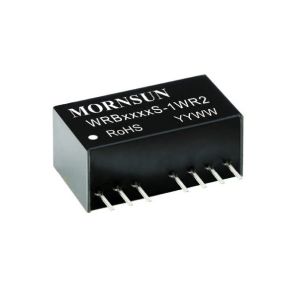 WRB1205S-1WR2 Mornsun 12V To 5V DC-DC Converter 1W Power Supply Module - Ultra Compact SIP Package