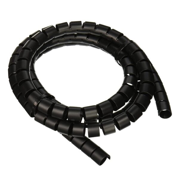 15mm Spiral Wrapping Band Black - 1 Meter
