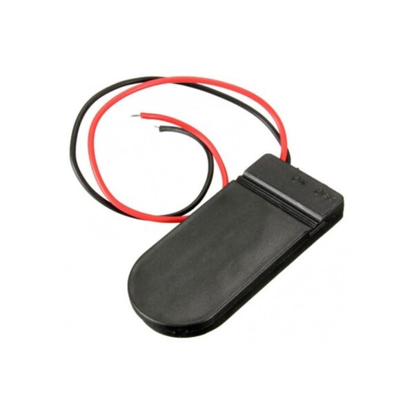CR2032 3V Button Coin Cell Battery Holder Case Box With ON-Off Switch Top
