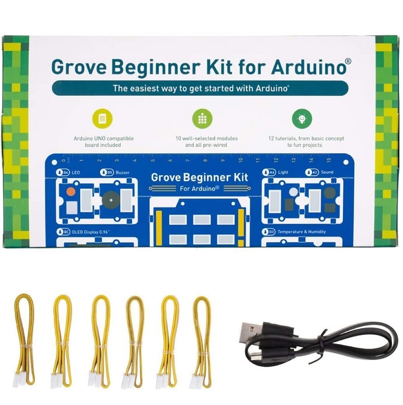 Sharvielectronics: Best Online Electronic Products Bangalore | SeeedStudio Grove Arduino Beginner Kit All in one Arduino Compatible Board Sharvielectronics 2 | Electronic store in Karnataka