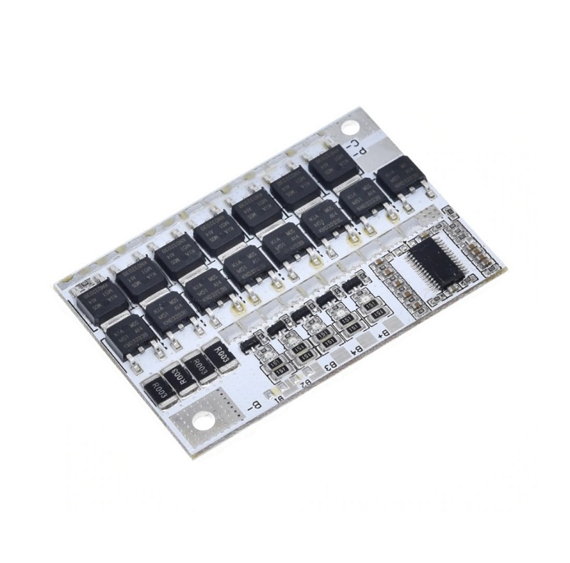 5S 100A LiFePO4 Battery Balance Charging BMS Protection PCB Board-White