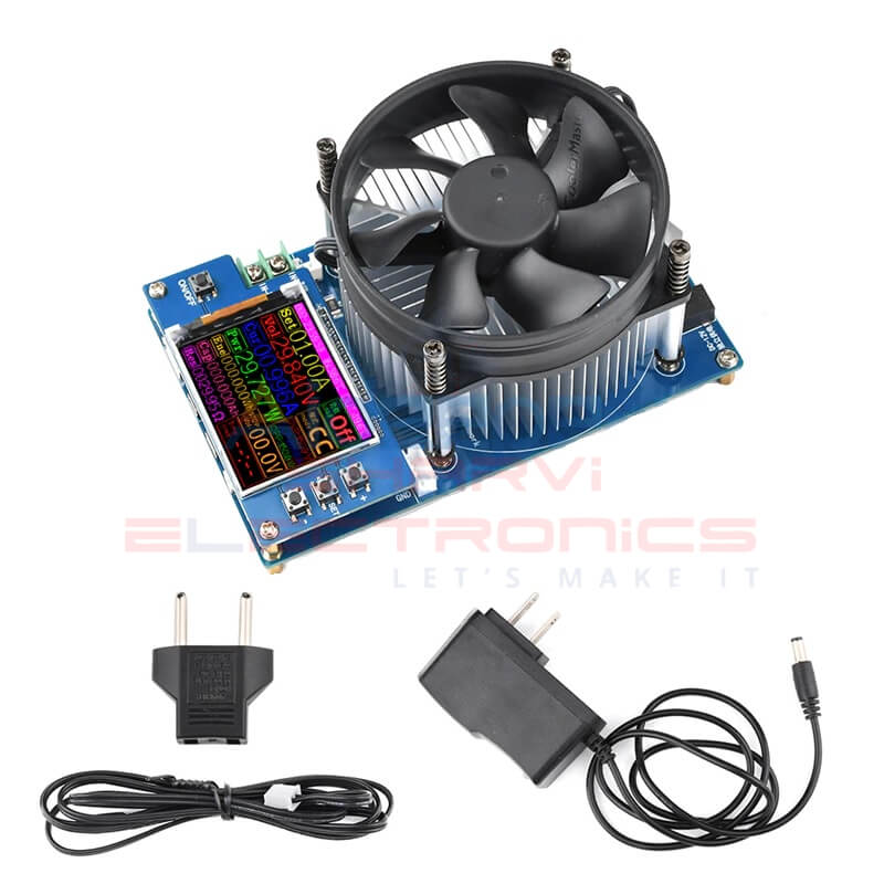 2.4 Inch 150W DC USB Electronic Load Battery Tester Discharge Charge Power Supply Meter