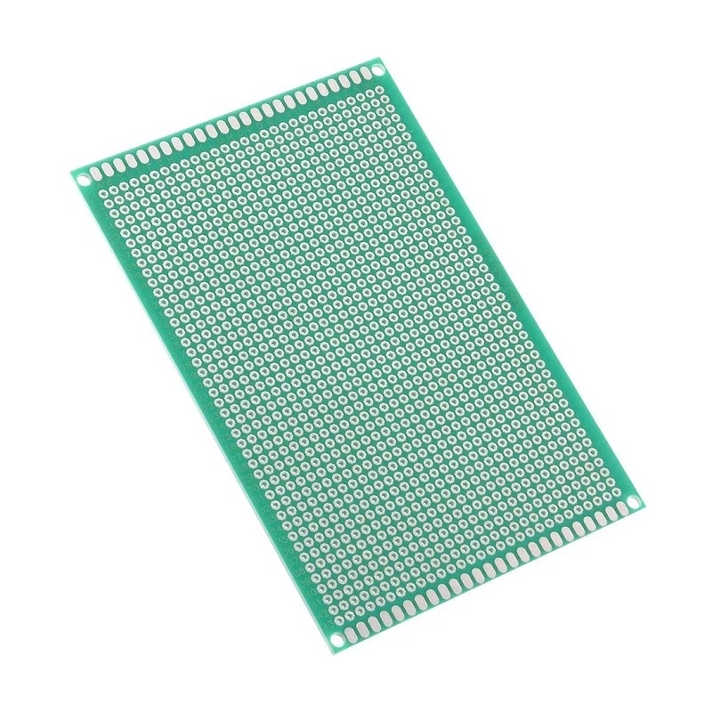 Single Sided Universal PCB Prototype Board-8X12 CM (3.1X4.7 Inch) Green