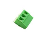 XY128RA-5.08 - 3 Pin Right Angle Screw Terminal Block Connector - 5.08mm Pitch