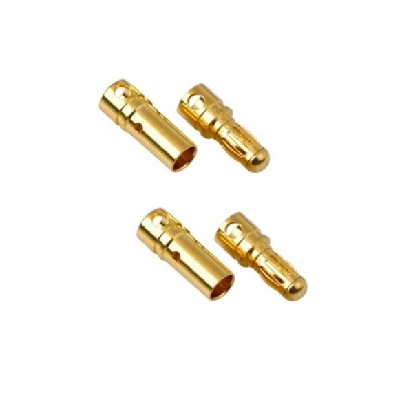 PolyMax 3.5mm Gold Male/Female Connector - 2 Pairs
