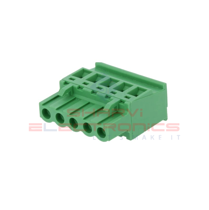 XY2500 5 Pin Straight Screw Terminal Block Female Connector 7.62mm Pitch