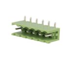 XY2500 6 Pin Right Angle PCB Mount Male Terminal Block Connector 7.62mm Pitch