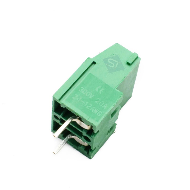 ZB429 2 Pin Straight PCB Mount Male Terminal Block Connector 7.5mm Pitch