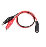 2.1X5.5mm DC Jack Female Plug To Alligator Clip With - 1 Meter Cable