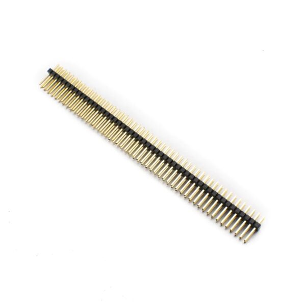 40x2 Pin Male Double Row Header Strip – 1.27mm Pitch