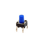 6x6x7.5mm Tactile Push Button Switch Blue - DIP Package