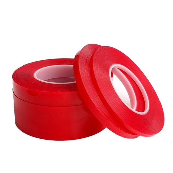 9mmx1mm Double Sided Acrylic Adhesive Polyester Tape - 10 Meter Length