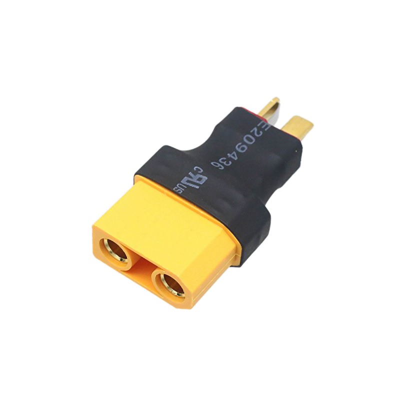 SafeConnect Female XT90 To T-Connector Male Battery Adapter