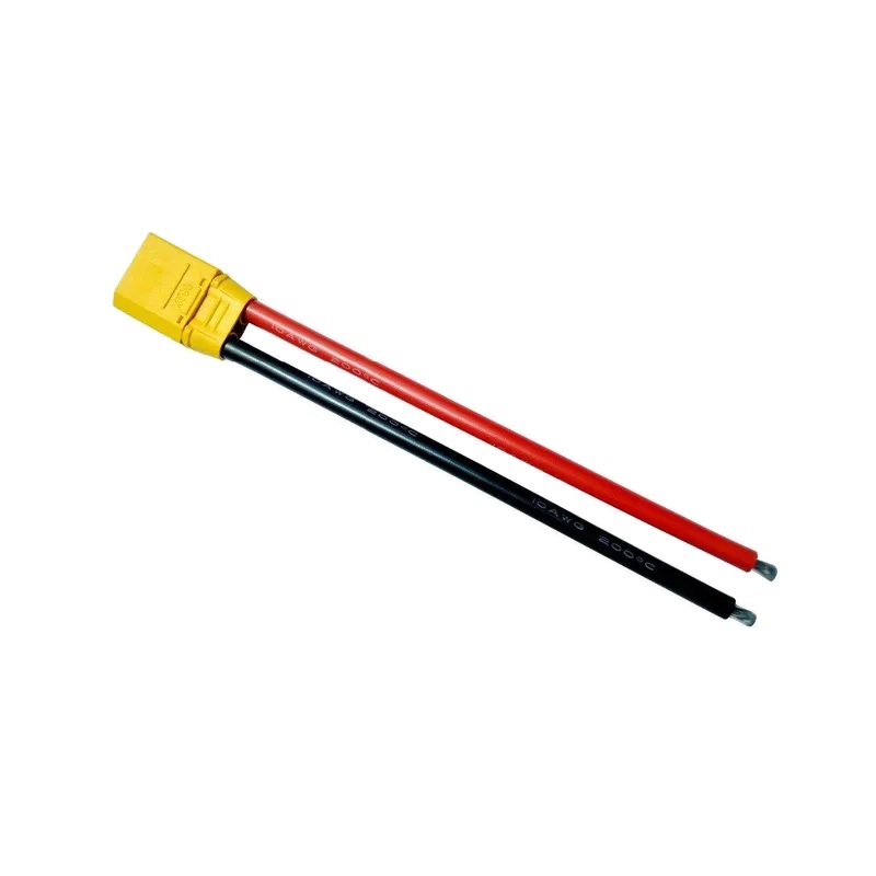 SafeConnect XT90 Female Connector With 10AWG Silicone Wire 10 CM