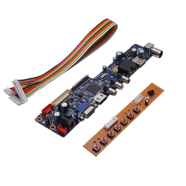 T56U11.24 Universal Motherboard With Remote And Sensor For LCD LED TV