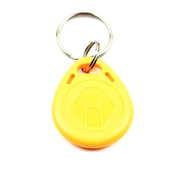 13.56MHz RFID Tag With Keychain - Yellow
