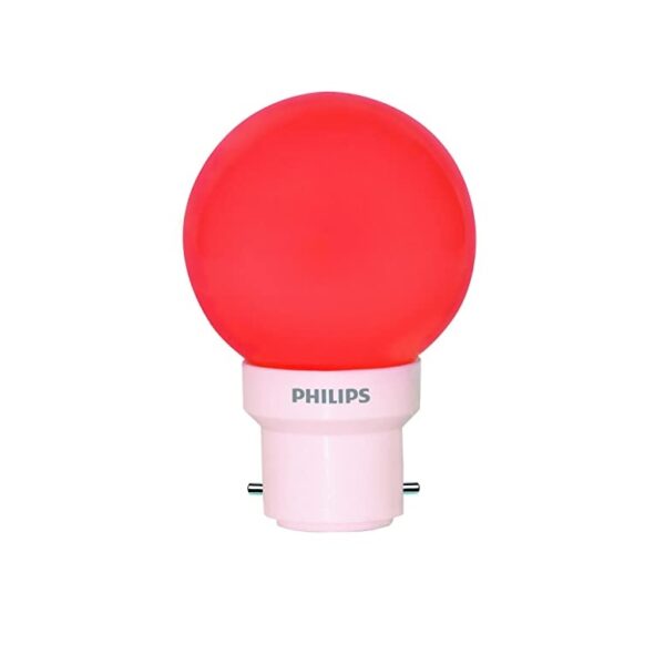 PHILIPS B22 - Deco Mini 0.5 Watt LED Bulb - Red