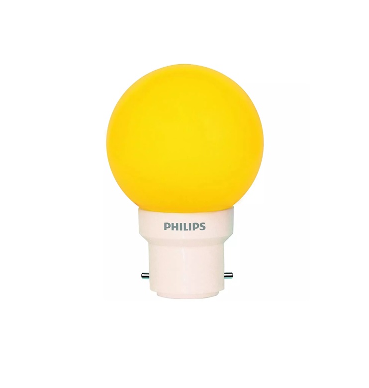 PHILIPS B22 - Deco Mini 0.5 Watt LED Bulb - Yellow
