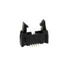 10 pin IDC Male Header Straight PCB Mount with Lock - 2.54mm Pitch