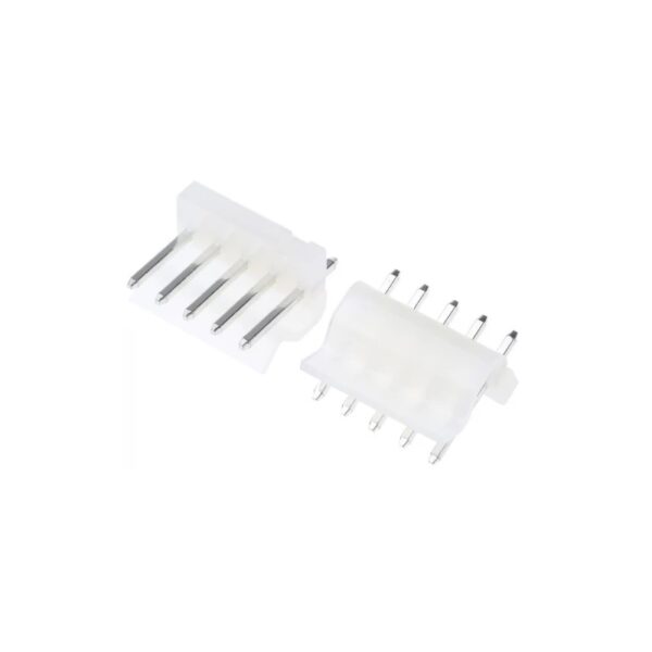 5 Pin Molex KK396 CPU Male Straight Connector 3.96mm Pitch