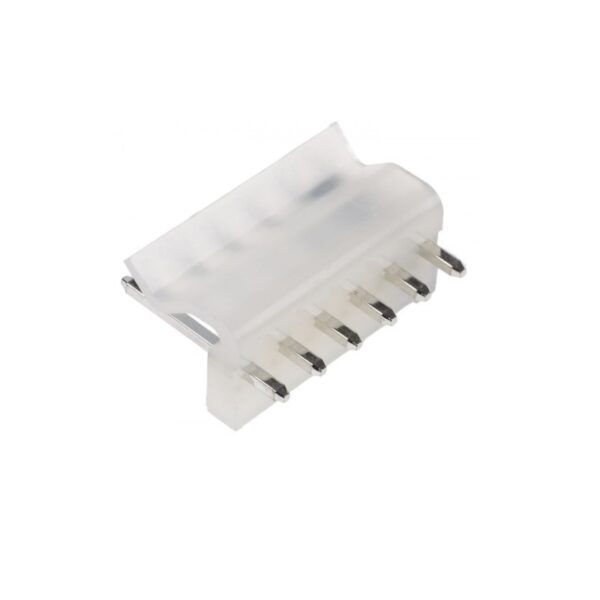 6 Pin Molex KK396 CPU Male Straight Connector 3.96mm Pitch