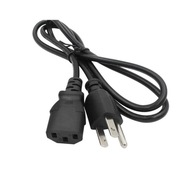 Flat Type 3 Pin Power Cord For US Socket