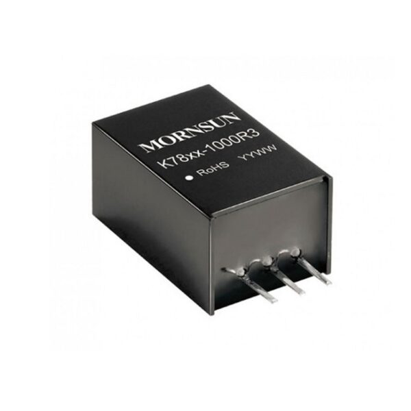 K7809-1000R3 Mornsun 9V Output DC-DC Converter 1W Power Supply Module - 3-SIP Package