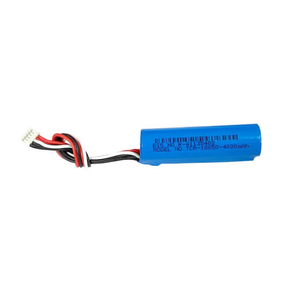Lithium - Ion Rechargeable Battery 3.7V 4000 mAh with NTC -18650 Model