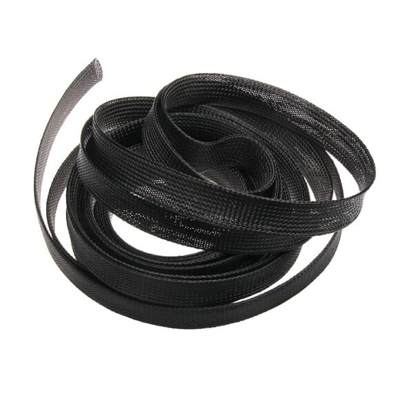 8mm Nylon Expandable Wire Braided Sleeve For Wire Protection - 1 Meter Length
