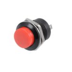 R13-507 - 16mm 2 Pin Momentary Round Push Button - Red