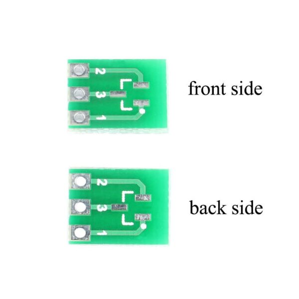 SOT23-3 SMD Double Sided Adapter PCB