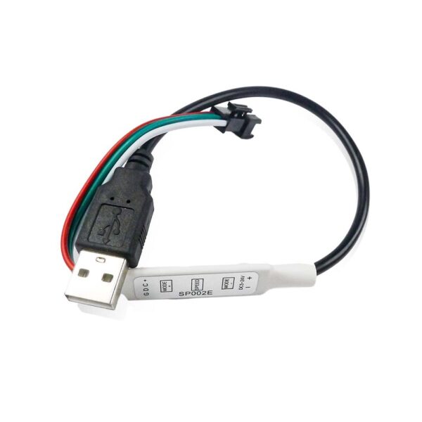 SP002E For WS2812B WS2812 5V USB 3Keys RGB Led Strip Controller Module