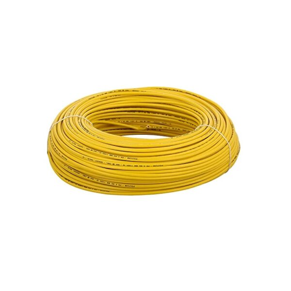 0.5 Sqmm PVC Insulated Copper Wire Yellow - 1 Meter