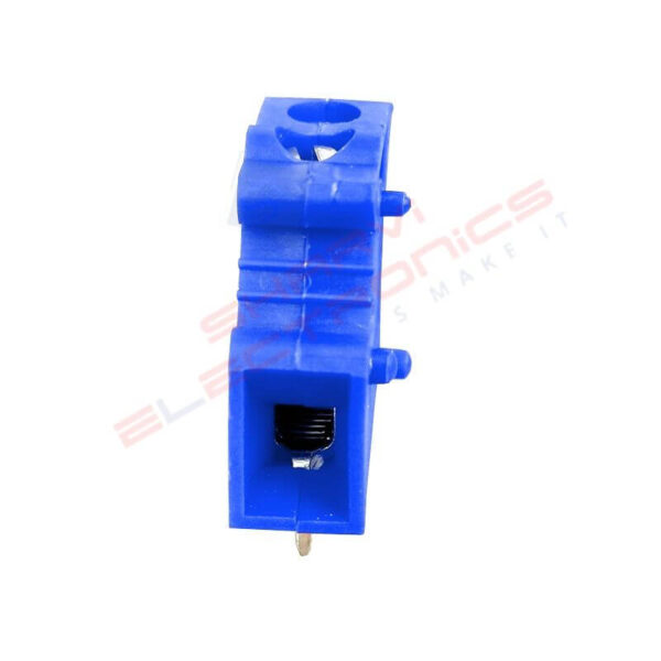 1 Pin Blue Straight Male Terminal Block Connector 7x10 mm Pitch