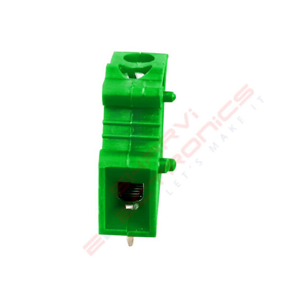 1 Pin Green Straight Male Terminal Block Connector 7x10 mm Pitch
