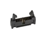 16 Pin IDC Male Header Straight PCB Mount With Lock - 2.54mm Pitch