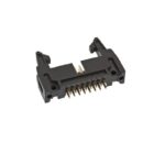 16 Pin IDC Male Header Straight PCB Mount With Lock - 2.54mm Pitch