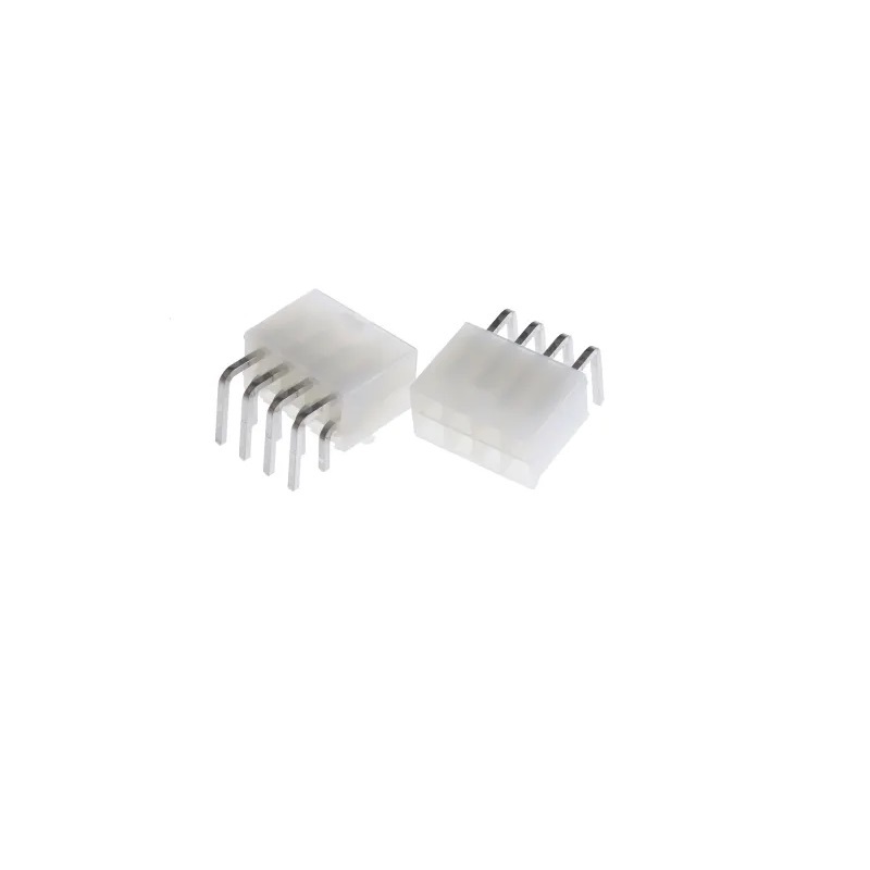 8 Pin 2x4 Molex 5569 Minifit Male Right Angle Connector 4.2mm Pitch