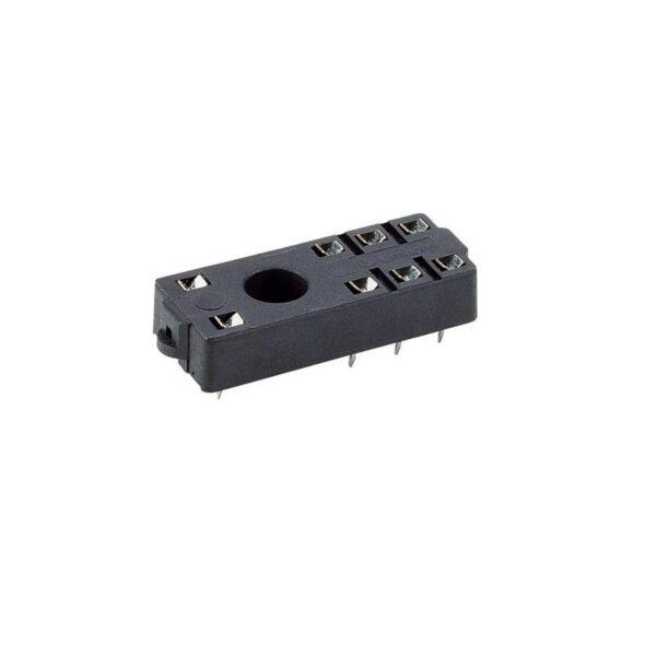 8 Pin 5mm Pitch Slim Relay Socket V Pin- PCB Mount